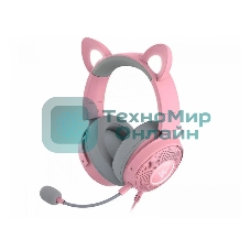 Гарнитура Razer Kraken Kitty V2 Pro розовый, проводная, USB, подсветка