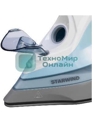 Утюг Starwind SIR2650 2600 Вт голубой/белый