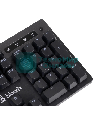 Клавиатура проводная A4Tech Bloody B500N USB серый