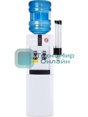 Кулер для воды Aqua Work 16LR, верхняя загрузка, нагрев 90 °С, охлаждение 7 °С,  белый/черный