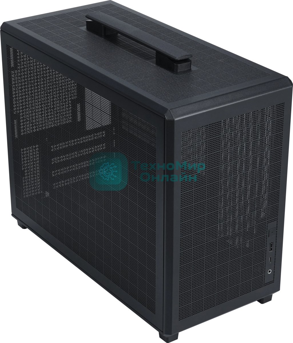 Компьютерный корпус Accord ACC-H1851 черный без БП ATX 4x120мм 1xUSB 3.0 1xUSB3.1 audio