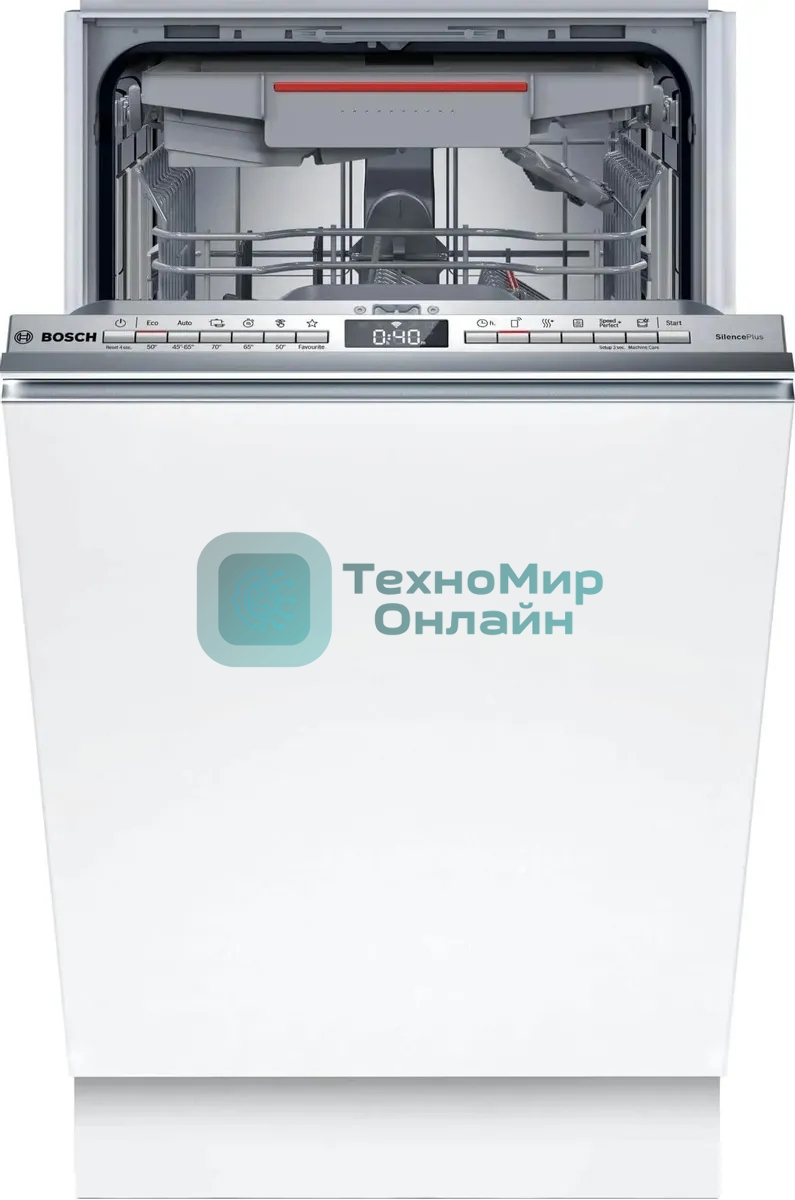 Встраиваемая посудомоечная машина Bosch SPV4HMX49E узкая, 10 комплектов