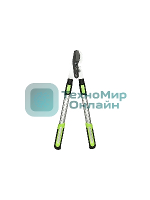 Сучкорез садовый телескопический усиленный облегченный Deli DL580423 630-870мм, макс. диаметр резки 25мм, сталь SK5, тефлоновое покрытие, прорезиненные рукоятки