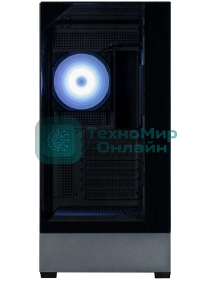 Компьютерный корпус ZALMAN P40 Prism, ATX, черный, WINDOW, 2x3.5