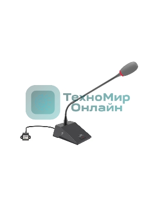 Микрофон Infobit iSpeaker MD30 Настольный микрофон на гусиной шее, Dante/AES67