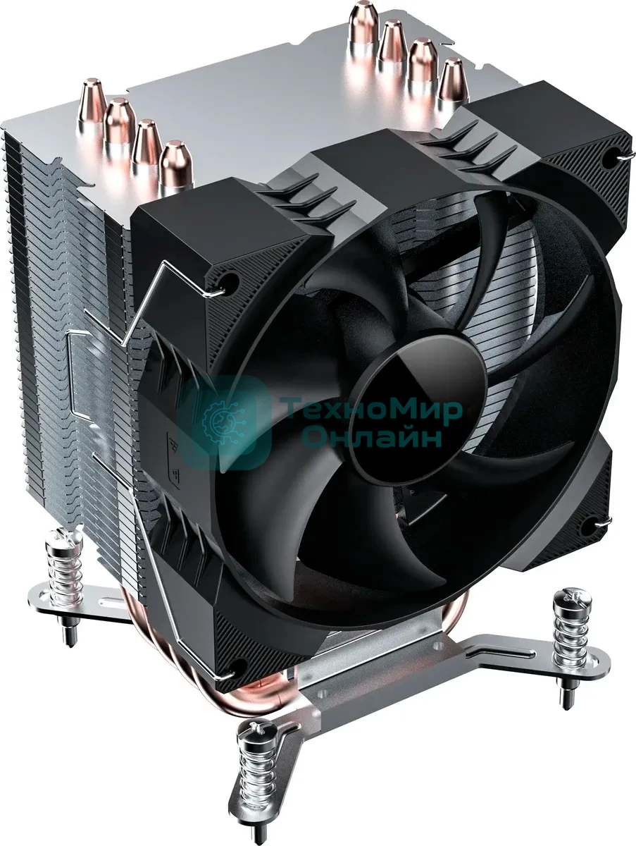 Устройство охлаждения(кулер) Digma D-CPC130-PWM1 Soc-AM5/AM4/1151/1200/1700 черный 4-pin Al+Cu 130W OEM