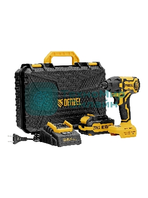 Винтоверт ударный аккумуляторный бесщет. Denzel CIDH-BL-20-270, Li-Ion, 20 В