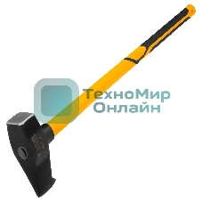 Колун-кувалда Denzel 4000 г, кованая, фибергласовая рукоятка c TPR покрытием, 880 мм