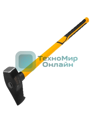 Колун-кувалда Denzel 4000 г, кованая, фибергласовая рукоятка c TPR покрытием, 880 мм