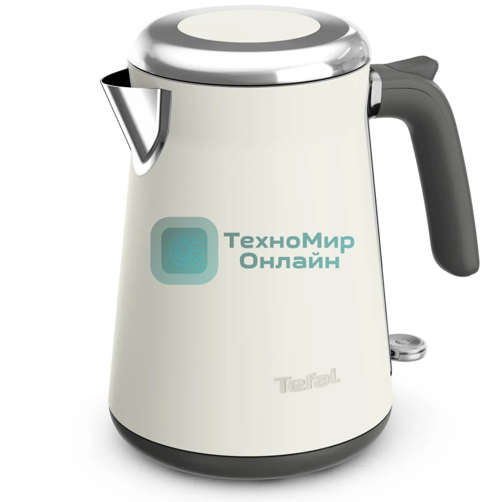 Электрочайник Tefal KI666AE0 молочный, 1.7 л, 2400 Вт, скрытый нагревательный элемент