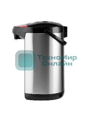 Термопот Centek CT-0082 черный, 5л, 750 Вт, 3 способа подачи воды, корпус из нержавеющей стали