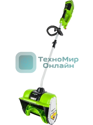 Снегоуборщик аккумуляторный GreenWorks GD40SSK4, 40V, 30 см, бесщеточный, с 1хАКБ 4 А.ч и ЗУ 2600807UB