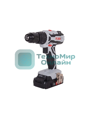 Дрель-шуруповерт Ресанта ДА-18-2ЛК-У, 18 В, 2 Ач, 50 Нм, щеточный