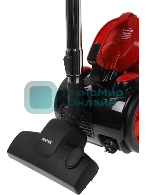 Пылесос Centek CT-2528 Red красный/черный, 350/2000 Вт, уборка сухая, пылесборник циклонный фильтр 1.5 л