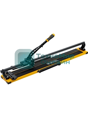 Плиткорез рельсовый Denzel 1000х16мм, каретка на подш., стальная станина, усил. рукоятка-пенал