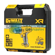 Дрель-шуруповерт DeWalt DCD710D2-QW, 10,8 В, 2 Ач, 24 Нм, щеточный