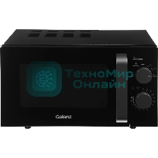 Микроволновая печь Galanz MOS-2401FMB черный, 20 л, 800 Вт, поворотный механизм