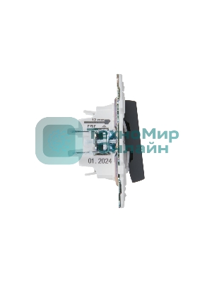 Выключатель IEK SKANDY SK-V09G 2-кл. 10А с индикацией графит SK-V20-1-10-K53
