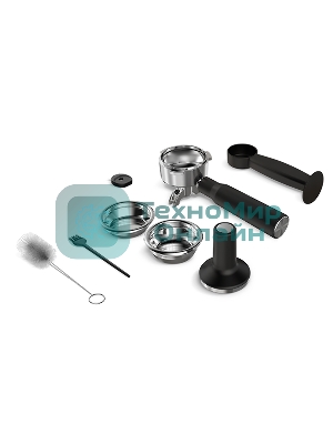 Кофеварка рожковая BQ CM5002 серебристый/черный, исп. кофе - зерновой/молотый, 2,8 л, 2400 Вт, 19 бар