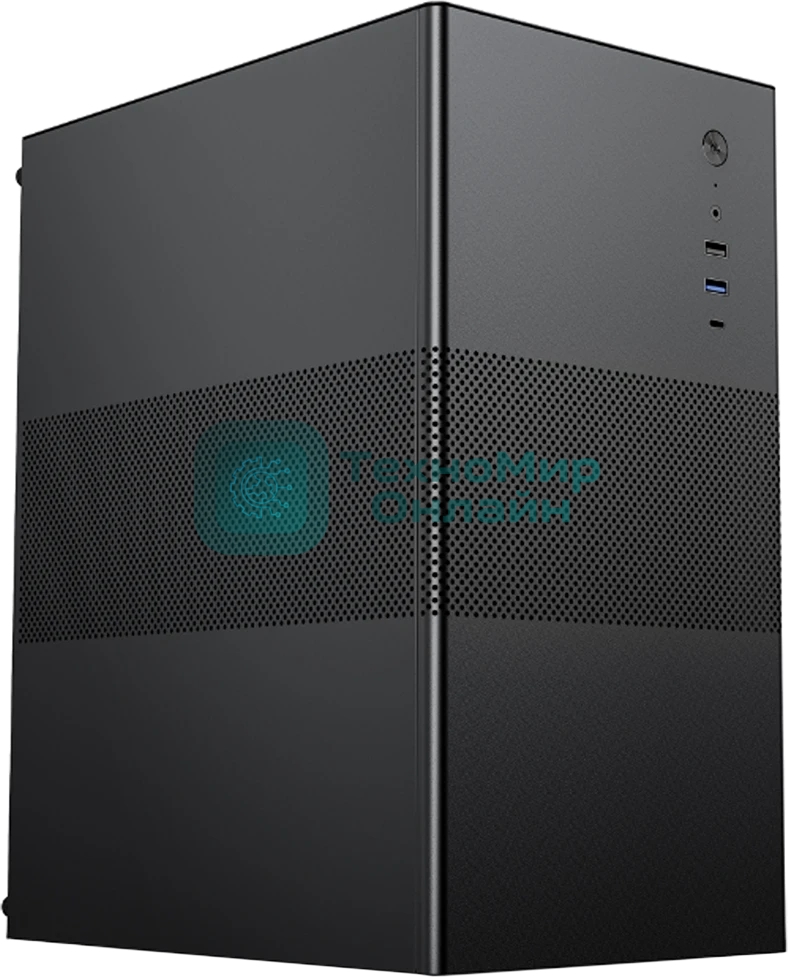 Компьютерный корпусй ACD Coffer 109B mATX, Type-C + USB 3.0 + USB ports + HD audio combo, Mesh, черный.