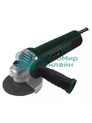 Угловая шлифовальная машина (болгарка) KLPRO KLAT11511 c регулировкой оборотов (сеть, 1100Вт, 125мм, 3000-11000об/мин)