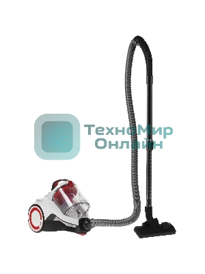 Пылесос Starwind SCV2082 белый/красный/черный, 350/2000 Вт, уборка сухая, пылесборник контейнер 3.5 л