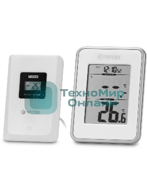 Погодная станция Vitek VT-6408 серебристый
