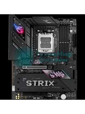 Материнская плата ASUS ROG STRIX B850-E GAMING WIFI, AM5, AMD B850, 4xDDR5, 4xSATA, 5xM.2, 1xPCI-E 5.0 x16, 1xPCI-E 4.0 x16, 1xRealtek 5Gb Ethernet, 1xUSB-C 4, 1xUSB-C 20Gbps, 6xUSB-A 10Gbps, 4xUSB-A 2.0, 3x3.5 мм, 7.1, ATX