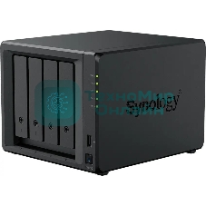 Сетевое хранилище Synology DiskStation DS925+ черный (AMD Ryzen V1500B/4Gb/4 pcs (3.5