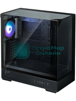 Компьютерный корпус ZALMAN P40 Prism, ATX, черный, WINDOW, 2x3.5