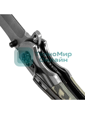 Нож складной Denzel, многоцелевой, системы Liner-Lock, с накладкой G10 на классической рукоятке 79207