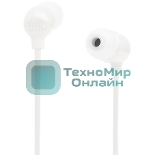 Беспроводные наушники JBL Tune 135BT белый, внутриканальные (с шейным ободом), Bluetooth, до 16 ч