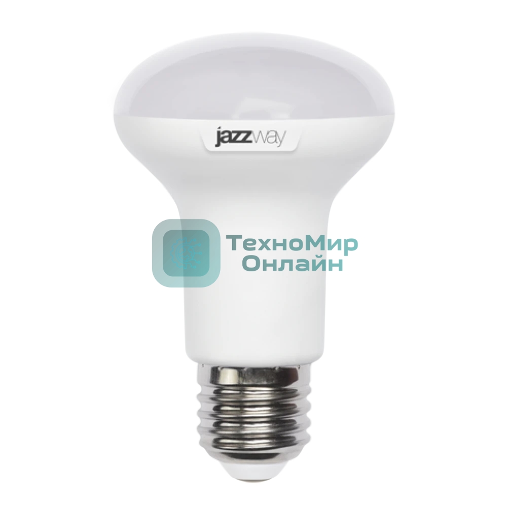 Лампа светодиодная JazzWay PLED-SP R63 8Вт 3000К теплый белый E27 630лм 230В