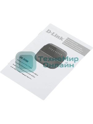 Роутер беспроводной D-Link DSL-2640U/R1A ADSL2+ черный (Annex A)