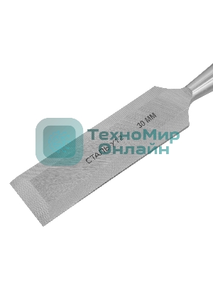 Долото-стамеска Сибртех, 30 мм, двухкомпонентная рукоятка