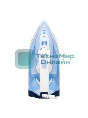 Утюг BBK ISE-2411 голубой, 2400 Вт, 40 г/мин, 140 г/мин, 300 мл