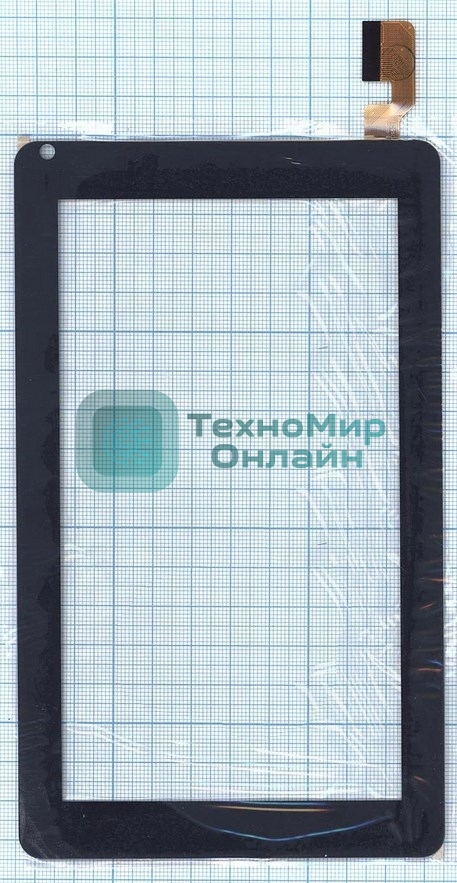 Сенсорное стекло (тачскрин) FHF70180, черное