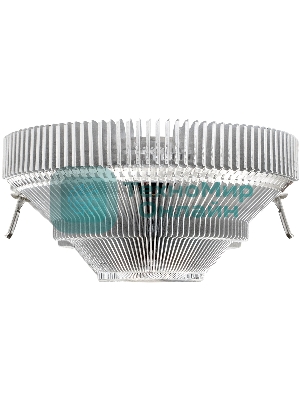 Кулер для процессора ExeGate Wizard EE91-PWM.RED серебристый, 90 мм, алюминий, 2400 об/мин, 24 дБ, 4 pin, 75 Вт, 45 мм