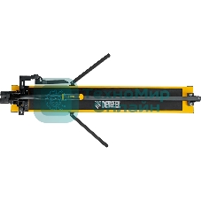 Плиткорез рельсовый Denzel 1000х16мм, каретка на подш., стальная станина, усил. рукоятка-пенал