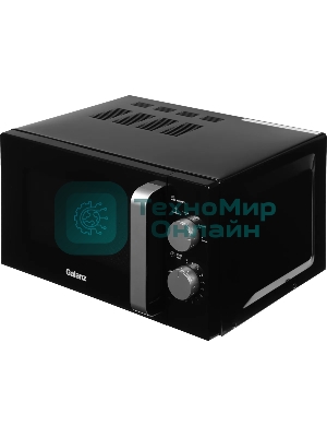 Микроволновая печь Galanz MOS-2401FMB черный, 20 л, 800 Вт, поворотный механизм