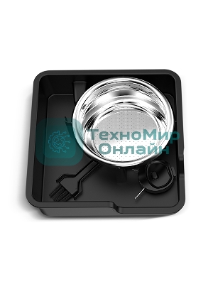 Кофеварка рожковая BQ CM5002 серебристый/черный, исп. кофе - зерновой/молотый, 2,8 л, 2400 Вт, 19 бар