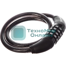 Замок тросовый универсальный с кодовым механизмом Matrix 10х950 мм