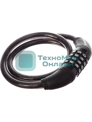 Замок тросовый универсальный с кодовым механизмом Matrix 10х950 мм