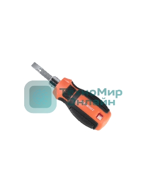 Отвертка Patriot с двусторонним стержнем, CR-V, PH2-SL6 x 38, двухкомпонентная рукоятка