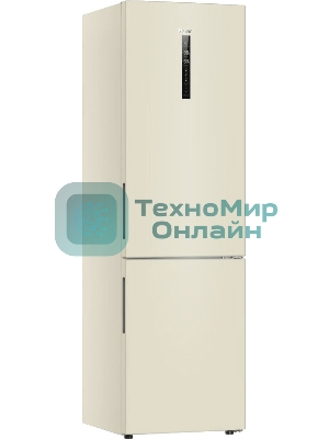 Холодильник Haier C2F637CCGU1 бежевый, двухкамерный, 278/108л, морозилка снизу, No Frost