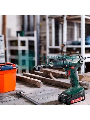 Дрель-шуруповерт Metabo BS 18 602207550 18 В, 1,5 Ач, 48 Нм, щеточный