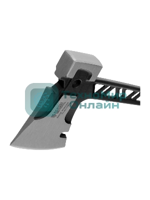 Топор цельнокованый Denzel 600 г, двухкомпонентная обрезиненная рукоятка