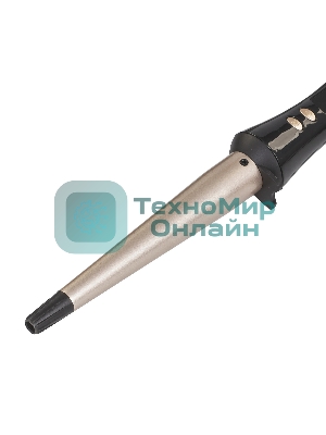 Щипцы для завивки волос Galaxy Line GL4636 черный/золотистый, 13-25 мм, 100-200 °C, 6 режимов