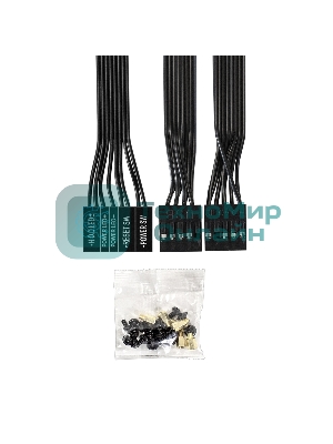 Корпус ExeGate BAA-503-AAA350, Mini-Tower, чёрный, 1 x 80/90 мм, БП 350 Вт
