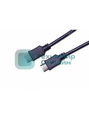 Кабель HDMI C-HM-HM-7.5M Wize, 7.5 м, v.2.0, 19M/19M, позол.разъемы, экран, черный, пакет
